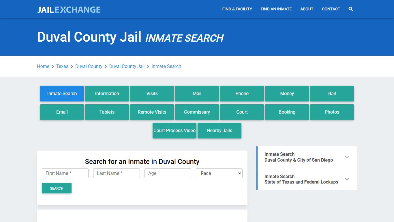 Duval County Jail, TX Inmate Search: Roster & Mugshots